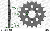 Pignone AFAM 24902-18 passo 525 KAWASAKI H2 1000 SE ZX1000 NINJA 2018  -2020